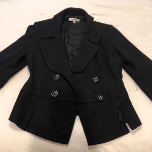 Anne Fontaine Black Button Jacket
